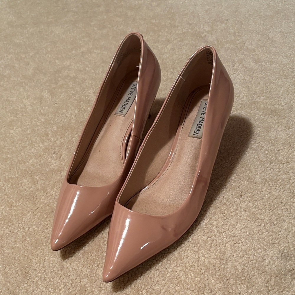 Steve Madden Blush Pink Patent Heels